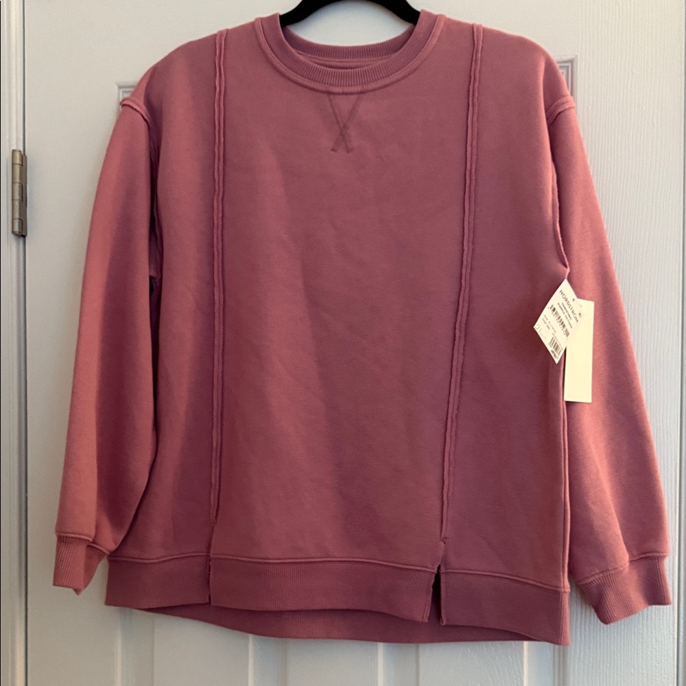 Treasure & Bond Kids Crewneck in Dusty Rose